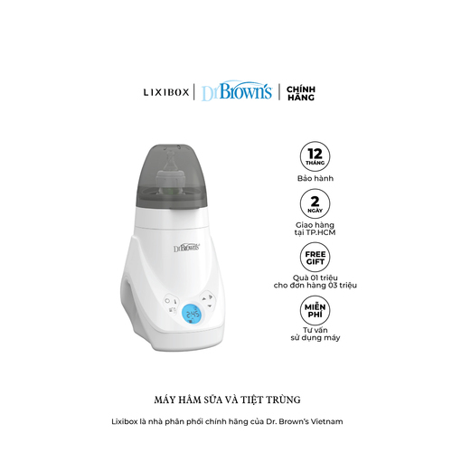 Máy Hâm Sữa Và Tiệt Trùng Dr. Brown's All In One Chính Hãng