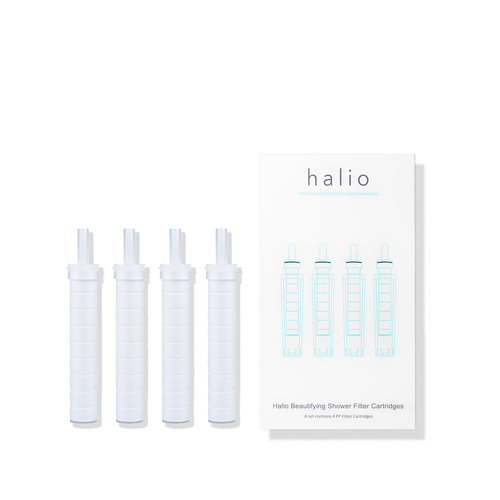 Set 4 Lõi Lọc Nước Khử Clo và Kim Loại Nặng Làm Đẹp Da Halio Beautifying Shower Filter Catridges