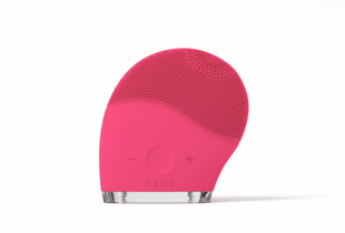 Halio Facial Cleansing & Massaging Device Hot Pink Limited Edition