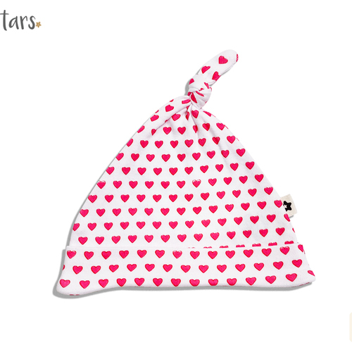 Nón Sơ Sinh To The Stars Họa Tiết Trái Tim Cho Bé 06-12 Tháng