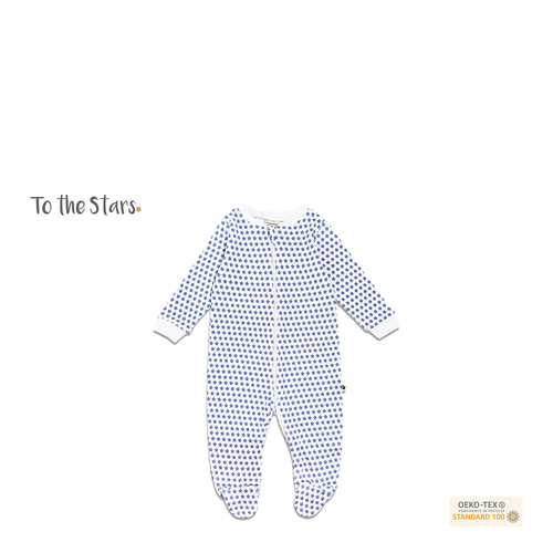 Bộ Bodysuit Liền Tất To The Stars Họa Tiết Ngôi Sao Cho Bé 09-12 Tháng