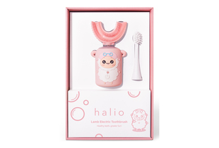Bàn Chải Đánh Răng Điện Chữ U Cho Bé Halio Smart Sonic U-Shaped Toothbrush Pink