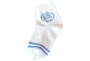Vớ Cotton Cho Bé Màu Xanh