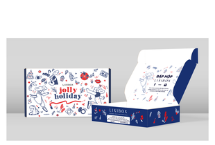 [Packaging] Box Jolly Holiday Size M: 23cm x 23cm x10cm