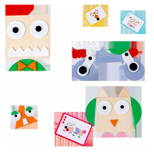 Đồ Chơi Gỗ Ghép Hình Tăng Khả Năng Tư Duy Geometric Thinking Board