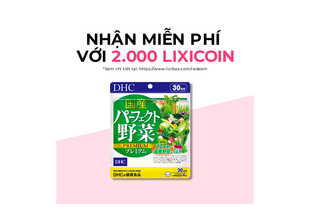 Viên Uống Rau Củ DHC Perfect Vegetable Premium Japanese Harvest 30 ngày (120 viên)