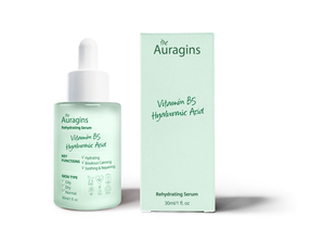 Tinh chất cấp ẩm The Auragins 8% Vitamin B5 + Hyaluronic Acid Rehydrating Serum