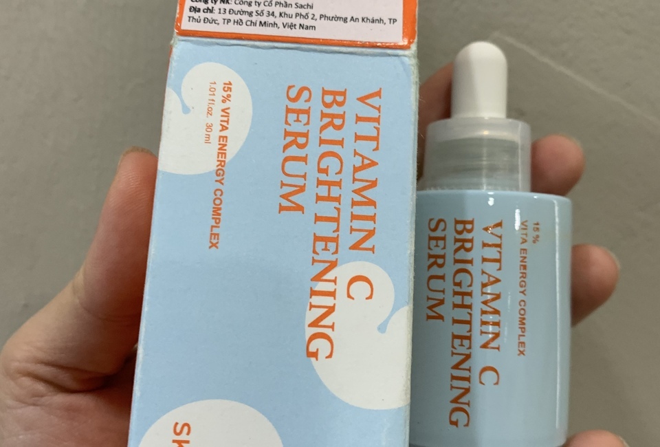 Tinh chất Vitamin C sáng da mờ thâm SKIN&LAB Brightening Serum with 15