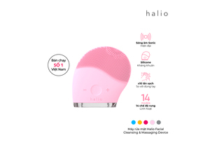 Halio Facial Cleansing & Massaging Device Baby Pink Limited Edition