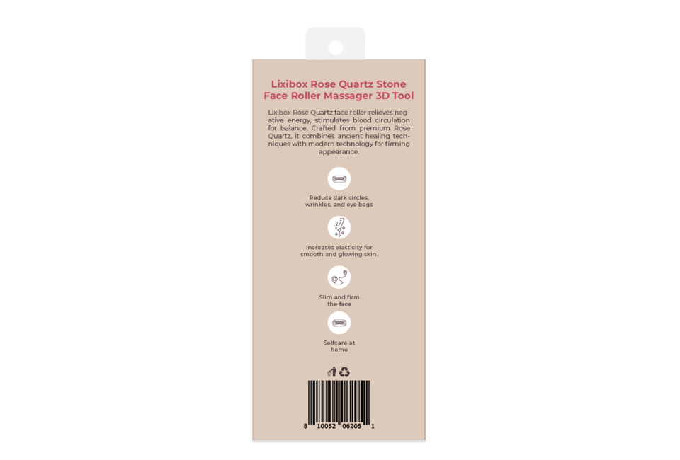 Thanh Lăn Massage Mặt Đá Thạch Anh Hồng Lixibox là công cụ làm đẹp 3D, giúp giảm quầng thâm, nếp nhăn và chảy xệ, tăng độ đàn hồi cho làn da, dễ dàng sử dụng tại nhà.