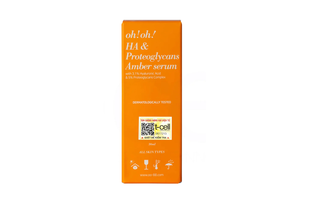 Tinh Chất Serum oh!oh! HA & Proteoglycans Amber Dưỡng Ẩm Chuyên Sâu, Phục Hồi & Trẻ Hóa Da 30ml với 3,1% Axit Hyaluronic và 5% Tổng hợp Proteoglycans, đã được kiểm nghiệm da liễu, thích hợp cho mọi loại da.