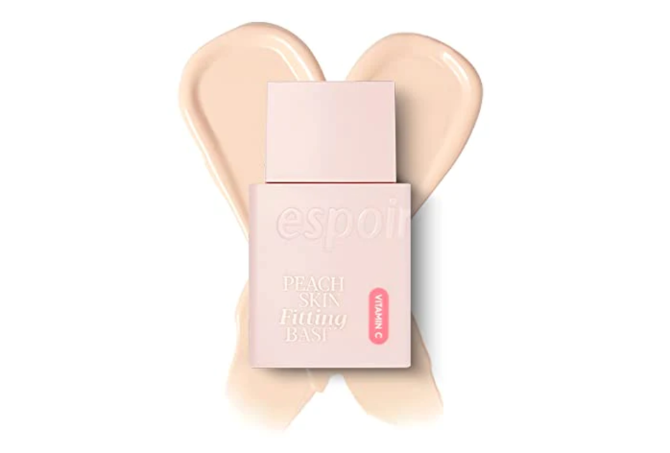 Kem Lót Espoir Peach Skin Fitting Base All New SPF50+ PA++++ Tone Hồng Đào 30ml với kết cấu mượt mà, cung cấp độ che phủ hoàn hảo và bảo vệ da khỏi tác hại của tia UV.