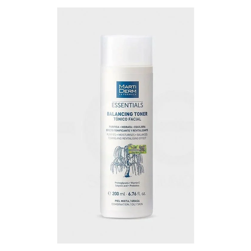 Nước Cân Bằng MartiDerm Essentials Balancing Toner Làm Sạch Chứa BHA & Prebiotics 200ml