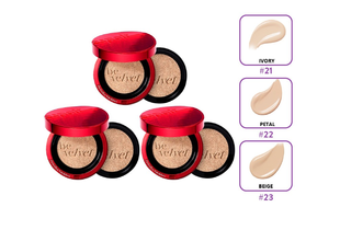 [Tặng Thêm Lõi Refill] Phấn Nước Espoir Pro Tailor Be Velvet Cushion SPF34 PA++ 13gr x 2 No.21 Ivory cùng các màu sắc khác là sản phẩm trang điểm không thể thiếu, mang lại vẻ đẹp tự nhiên hoàn hảo và bảo vệ da khỏi tia UV.