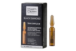 Hộp 1 ống Ampoule Chống Oxy Hoá MartiDerm Black Diamond Skin Complex Advanced Trẻ Hóa và Làm Sáng Da set 1 ống, chứa 2 ml serum, chống lão hóa, chiết xuất vitamin cho làn da khỏe mạnh, giúp làm sáng và trẻ hóa da.
