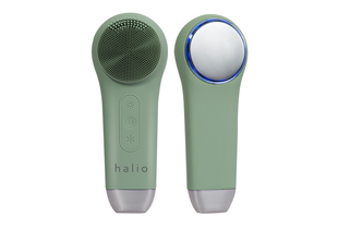 Máy Rửa Mặt Massage Tích Hợp Liệu Pháp Ánh Sáng và Nhiệt Halio Multi-task Cleansing & Massaging Device with Red Blue Light Therapy 5 in 1 - Sage Green