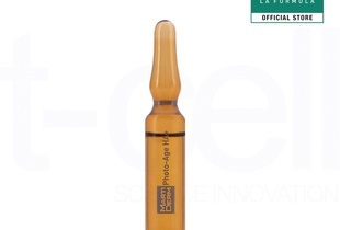 Hộp 1 ống Ampoule chống lão hóa Martiderm Platinum Photo Age HA+ với thiết kế hiện đại, chứa công thức đặc biệt giúp cải thiện dấu hiệu lão hóa trên da, mang lại làn da tươi trẻ, rạng rỡ.
