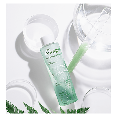 Nước cân bằng sáng da, ngừa mụn AHA PHA The Auragins Gentle Brightening Toner 150ml