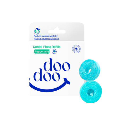 Set 2 Lõi Chỉ Nha Khoa Doodoo Dental Floss Refills 2x30m Peppermint