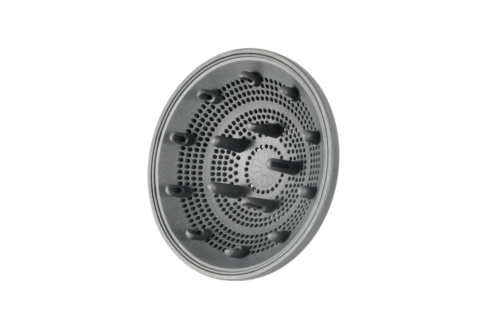 Loa Sấy Tóc Xoăn Sử Dụng Cho Máy Halio Hypersonic Hair Dryer có thiết kế tròn với nhiều lỗ nhỏ giúp tạo kiểu tóc xoăn một cách hoàn hảo. Sản phẩm chất lượng cao, dễ sử dụng và lý tưởng cho việc tạo kiểu tóc tại nhà.