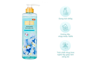 Sữa Tắm Nước Hoa Cindy Bloom Fresh Ocean Năng Động Trẻ Trung 640g với chiết xuất thiên nhiên giúp làm sạch và nuôi dưỡng da, mang lại cảm giác tươi mát.
