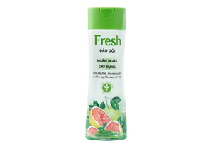 Dầu gội Fresh Ngăn Ngừa Gãy Rụng 180g với tinh chất Bưởi Hồng Ngọc và Pro-vitamin B5, cung cấp dưỡng chất cho tóc, giúp ngăn ngừa gãy rụng hiệu quả.