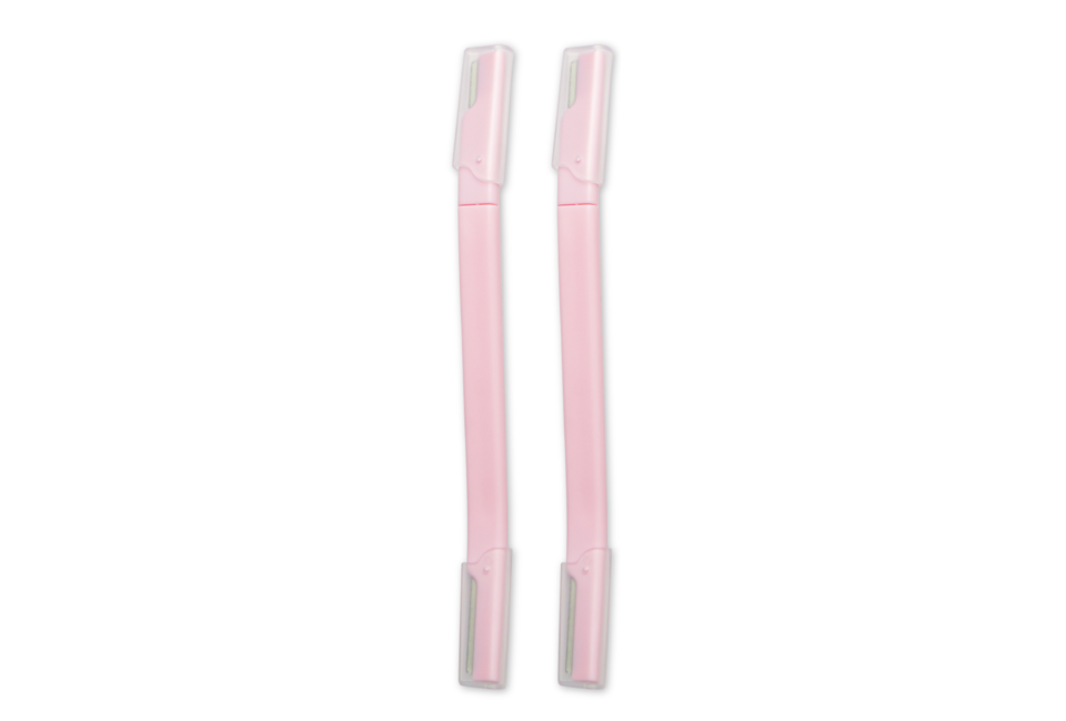 Dao Cạo Chân Mày 2 Đầu Lixibox Dual Head Eyebrow Razors có thiết kế tiện dụng với hai lưỡi cạo, giúp tạo dáng lông mày dễ dàng và chính xác. Màu hồng nhẹ nhàng, phù hợp với mọi nhu cầu làm đẹp.