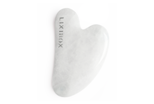 Dụng cụ Massage Mặt Đá Thạch Anh Trắng Hình Trái tim Lixibox White Jade Heart-Shaped Gua Sha Facial Tool