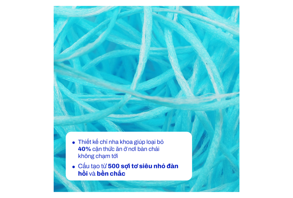 Chỉ Nha Khoa Doodoo Dental Floss 30m Peppermint với thiết kế giúp loại bỏ 40% cặn thức ăn ở nơi bàn chải không chạm tới, được tạo từ 500 sợi tơ siêu nhỏ, chắc chắn.