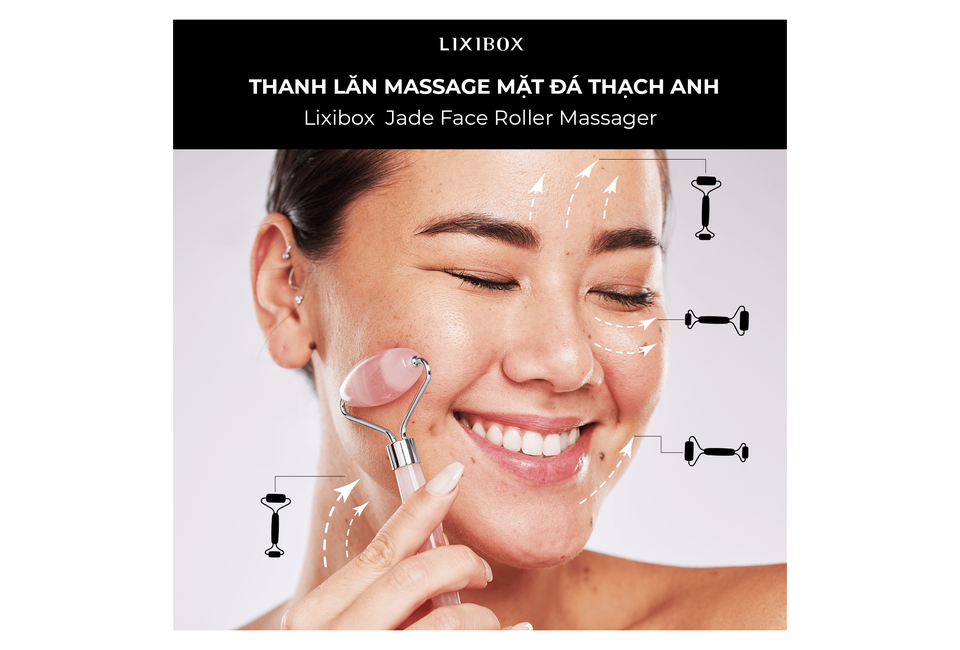 Thanh Lăn Massage Mặt Đá Thạch Anh giúp cải thiện độ săn chắc và độ sáng mịn của da, mang lại cảm giác thư giãn và tươi mới cho khuôn mặt, lý tưởng cho liệu pháp làm đẹp tại nhà.