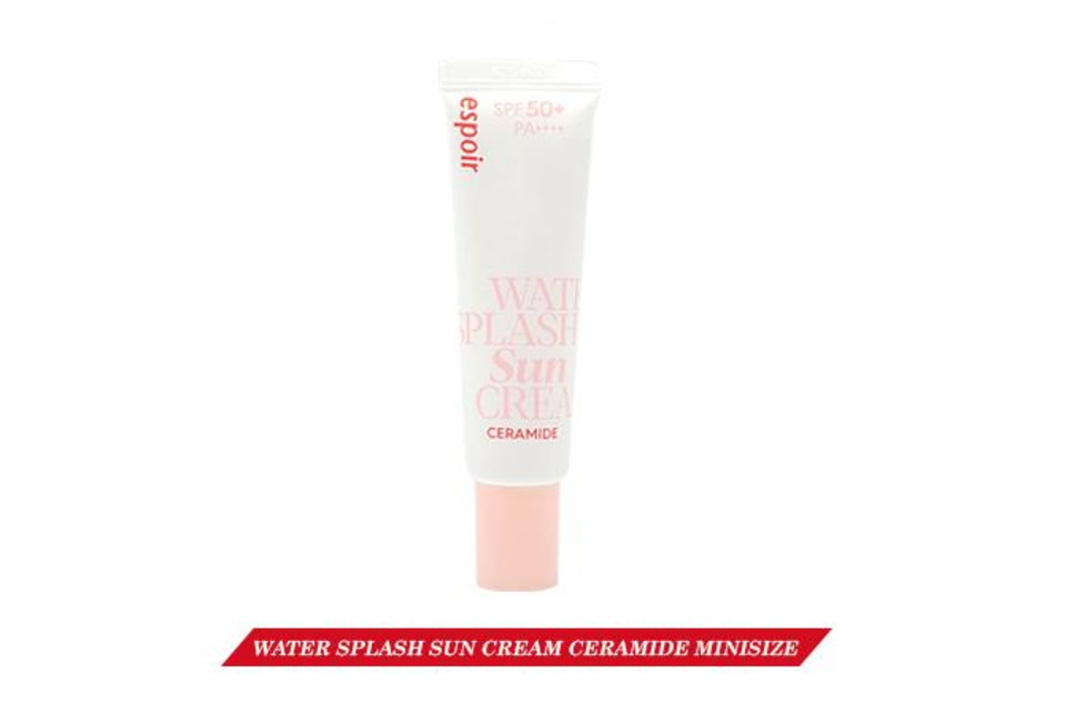 Kem Chống Nắng Dưỡng Ẩm ESPOIR WATER SPLASH SUN CREAM CERAMIDE SPF50+ PA++++ 20ml với chỉ số bảo vệ cao, cung cấp độ ẩm cho da, thích hợp cho việc chăm sóc da hàng ngày và bảo vệ da khỏi tác hại của tia UV.
