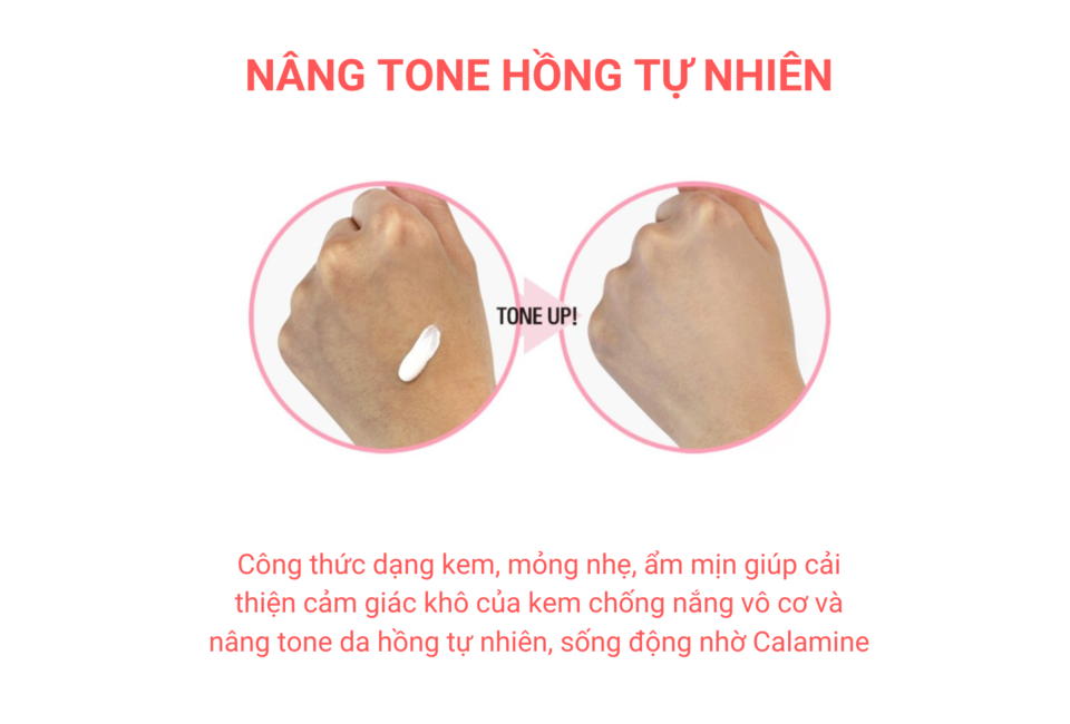 Kem Chống Nắng Nâng Tone BEAUSTA Mild Sun Cream Pink Tone-up SPF 50+/ PA++++, công thức dạng kem mỏng nhẹ giúp nâng tone da hồng tự nhiên và cung cấp độ ẩm, làm dịu cảm giác khô rát.