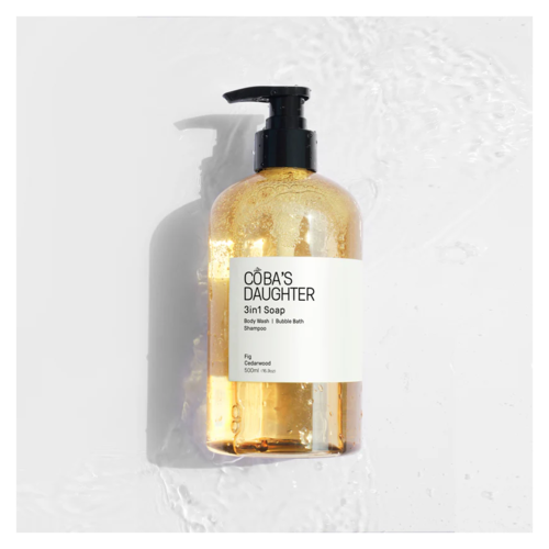 Gel Tắm Rửa tay Tắm Bồn CoBa's Daughter 3in1 Bodywash, Hand Wash and Bubble Bath 500ml - Fig & Cedarwood