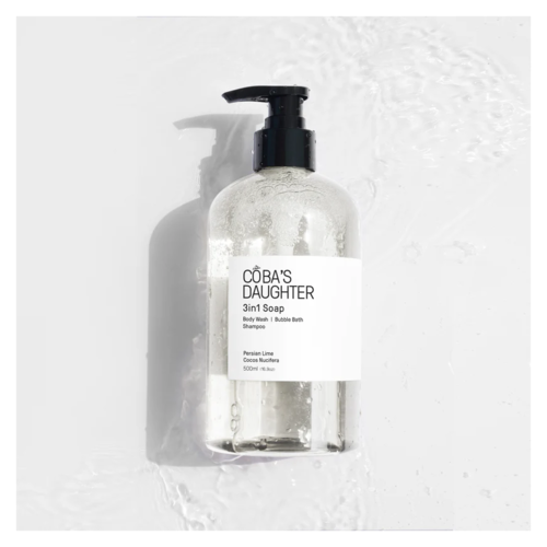 Gel Tắm Rửa tay Tắm Bồn CoBa's Daughter 3in1 Bodywash, Hand Wash and Bubble Bath 500ml - Persian Lime & Cocos Nucifera