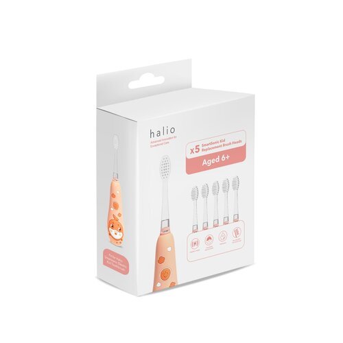 Set 5 Đầu Bàn Chải Thay Thế Halio Smartsonic Electric Kid Replacement Brush Heads Tuổi Từ 6+