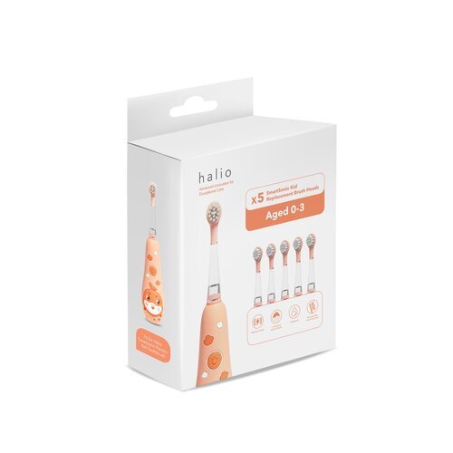 Set 5 Đầu Bàn Chải Thay Thế Halio Smartsonic Electric Kid Replacement Brush Heads Tuổi Từ 0 - 3
