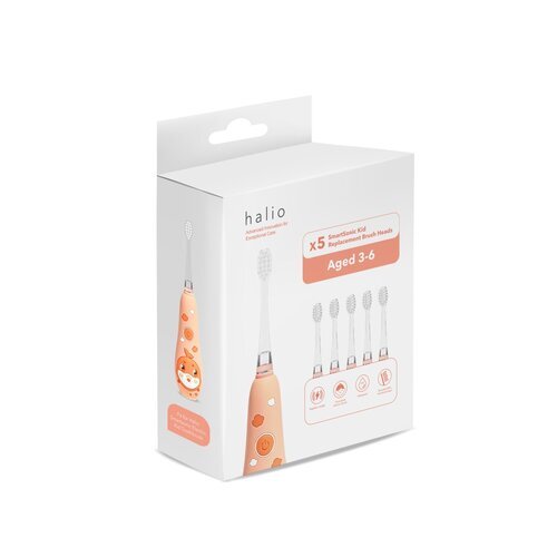 Set 5 Đầu Bàn Chải Thay Thế Halio Smartsonic Electric Kid Replacement Brush Heads Tuổi Từ 3 - 6