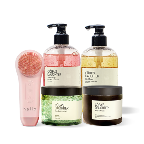 Combo Combo chăm da toàn diện Head-to-Toe Oasis Box - Peach Fuzz