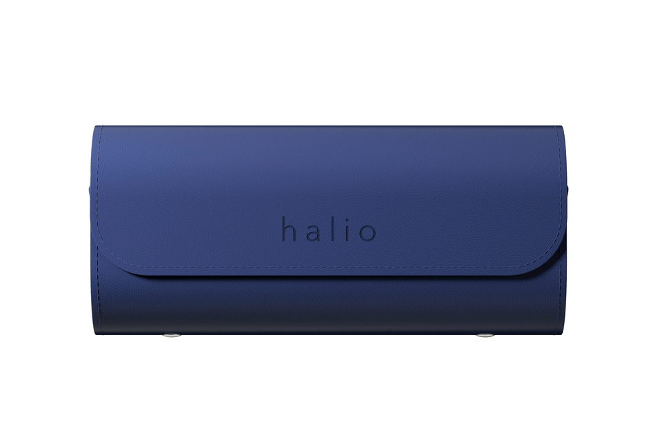 Túi đựng máy tăm nước Halio UltraClean Express Hydro Floss Travel Case - màu xanh đại dương, thiết kế thanh lịch, tiện lợi cho việc du lịch và bảo quản máy tăm nước.
