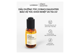 Serum Tóc CoBa's Daughter Ultimate Gloss Hair Serum 50ml với các thành phần như dầu oải hương, bảo vệ tóc khỏi nhiệt và tia UV, tăng cường độ bóng cho tóc, nhẹ nhàng và không bết tóc.
