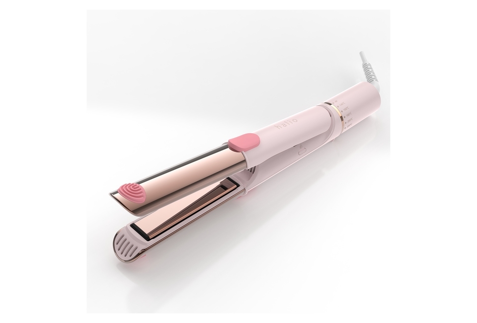 Máy Tạo Kiểu Halio 2in1 Airplus Hair Styler với thiết kế hiện đại, màu hồng tinh tế, lý tưởng cho việc tạo kiểu tóc hiệu quả và nhanh chóng, giúp bạn có kiểu tóc hoàn hảo mỗi ngày.