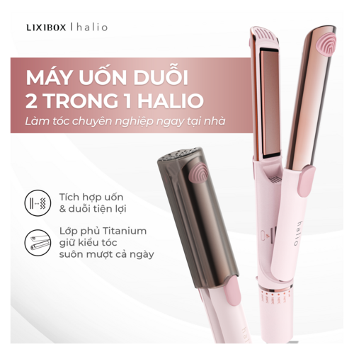Máy Tạo Kiểu Halio 2in1 Airplus Hair Styler