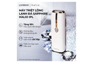 Máy Triệt Lông Lạnh Sapphire Halio InfinityGlow Advanced IPL Sapphire Cooling Hair Removal Device - Beige