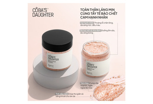 Bộ chăm sóc cơ thể tẩy tế bào chết & dưỡng ẩm cho da - CoBa's Daughter Exfoliate & Nourish Bodycare Set với sản phẩm tẩy tế bào chết hạnh nhân cam, giúp làm sáng da và dưỡng ẩm sâu, mang lại làn da mềm mại.
