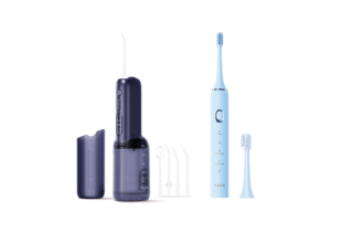 Combo Máy Tăm Nước 2 Bình Thay Thế Halio Ocean Blue và Bàn chải điện Halio Sonic SmartClean Sky Blue là bộ sản phẩm chăm sóc răng miệng hoàn hảo giúp bạn duy trì sức khỏe răng miệng hiệu quả.
