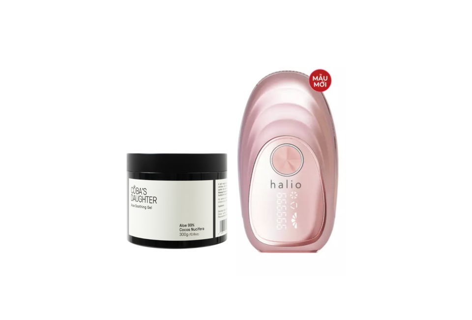 Hộp Box Bodycare Essentials Chăm Sóc Cơ Thể với sản phẩm CÔBA'S DAUGHTER Aloe Soothing Gel 300g và thiết bị halio hiện đại. Sản phẩm mang lại sự chăm sóc hoàn hảo cho cơ thể và làn da của bạn.