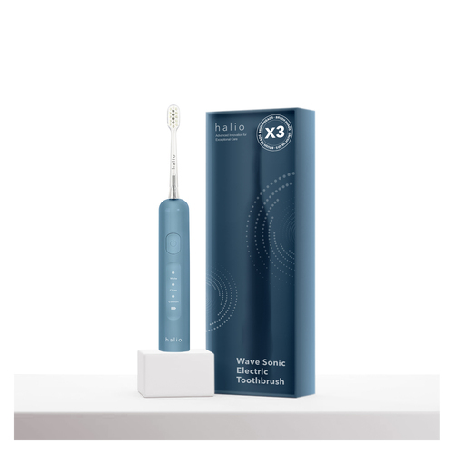 Bàn chải điện tích hợp công nghệ chuyển động kép Halio Wave Sonic Electric Toothbrush - Smoky Sky