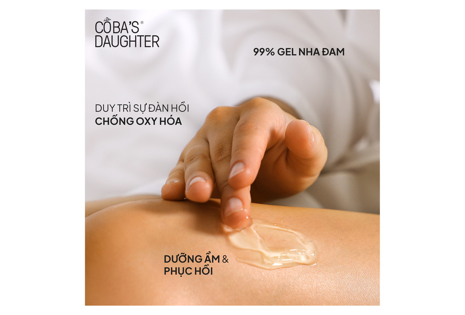 Gel Dưỡng Da Nha Đam Hương Dừa CoBa’s Daughter Aloe Soothing Gel 70gr với thành phần 99% gel nha đam, giúp duy trì sự ẩm mượt, chống oxy hóa, phù hợp cho việc dưỡng ẩm và phục hồi da.