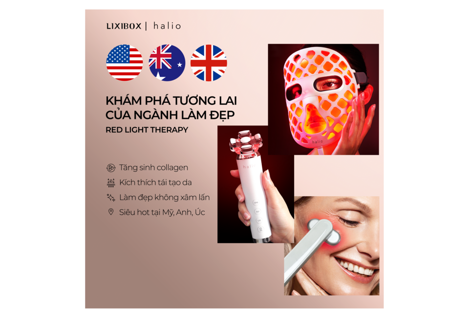 Combo Tái Tạo & Phục Hồi Da giới thiệu những công nghệ chăm sóc da tiên tiến với liệu pháp ánh sáng đỏ. Tăng sinh collagen, kích thích tái tạo da, làm đẹp không xâm lấn, được ưa chuộng tại Mỹ, Anh, Úc.
