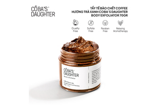 Tẩy tế bào chết toàn thân hương trà xanh CoBa’s Daughter Body Exfoliator 70gr với thành phần Coffee Robusta 100%, giúp tái tạo làn da, nhẹ nhàng loại bỏ tế bào chết và mang lại cảm giác thư giãn.